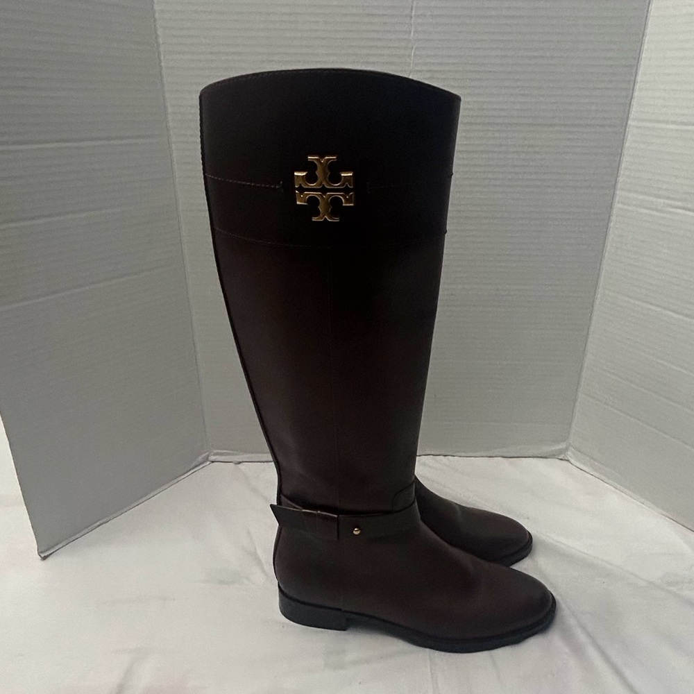TORY BURCH LEATHER BOOTS - Picture 11 of 14